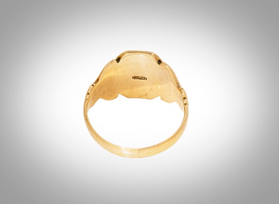 antique 14k signet ring - image 5