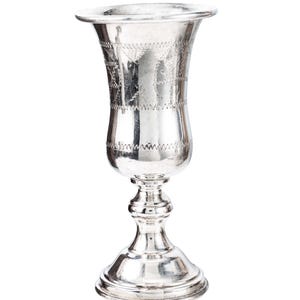 antique sterling Kiddush cup