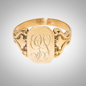 antique 14k signet ring