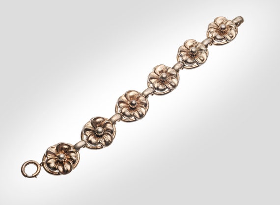 Napier sterling silver modernist link bracelet - image 1