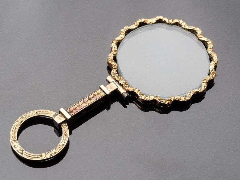 18k Quizzing Glass circa 1835 antique Etsy