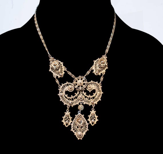 Rice Weiner Indo-Craft necklace