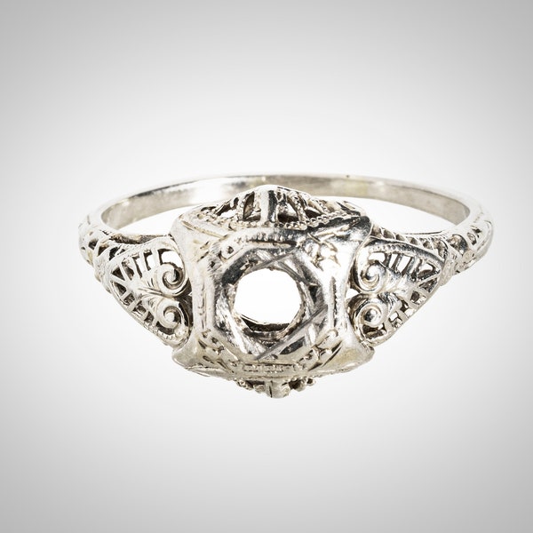 Antique Filigree Ring - Etsy