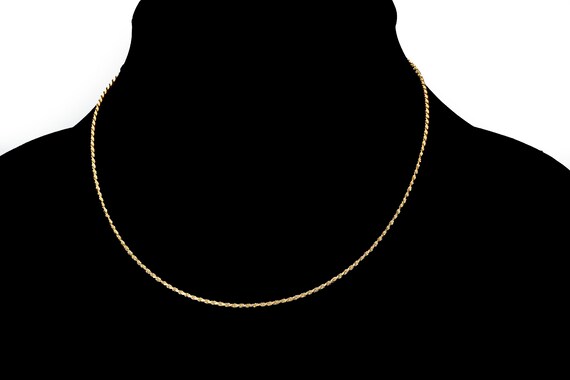 14k rope chain