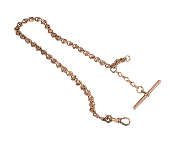antique Victorian Albert watch chain 13.5"