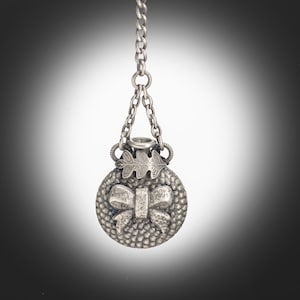 Victorian sterling perfume watch fob