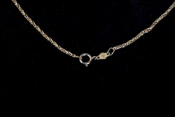 16" 14k solid gold chain - image 3