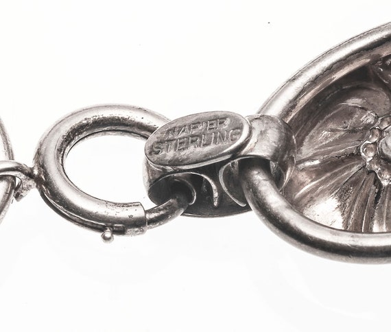 Napier sterling silver modernist link bracelet - image 5