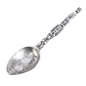 sterling Old Church Tacoma WA souvenir spoon totem pole handle