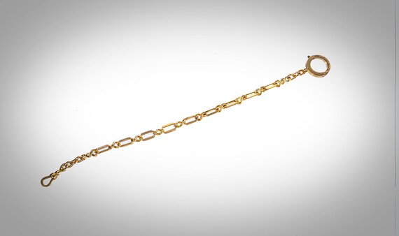 Antique Victorian 18k watch chain Albert