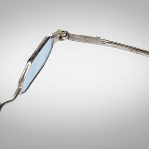 Coin Silver Sliding Temple Eyeglasses Spectacles Sunglasses Early 19th ...