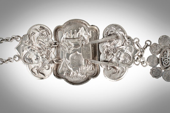 Chinese export silver belt late 19th century - image 9