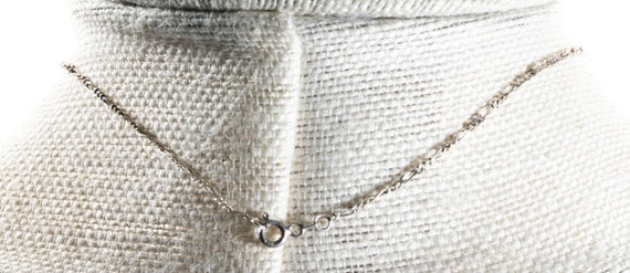 sterling & amethyst delicate vintage necklace - image 9