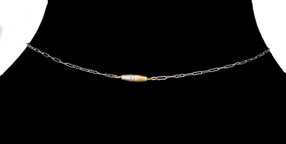 enameled silveroid necklace & earrings set - image 6