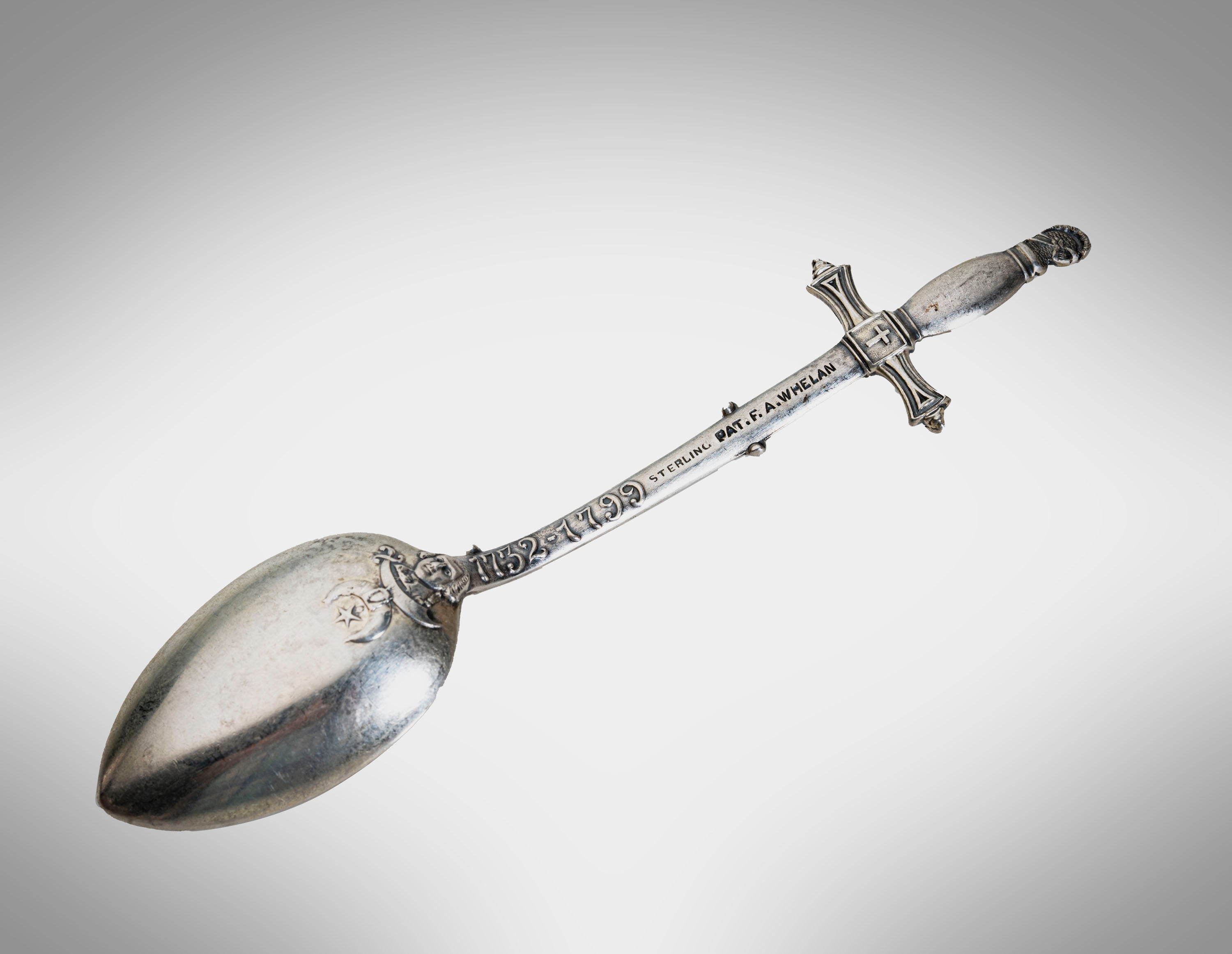Sterling Demitasse Spoon George Washington Masonic Sword Handle - Etsy