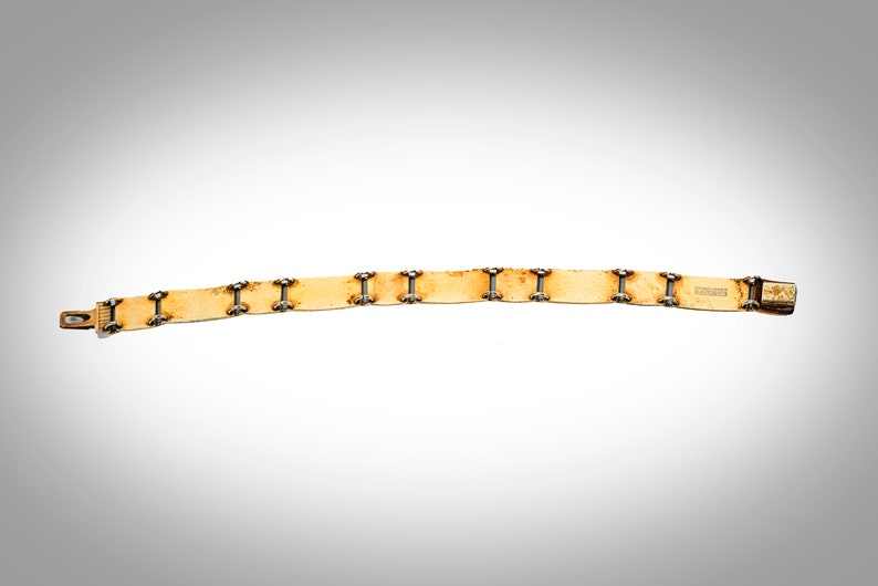 David Anderson guilloche enameled gilt sterling bracelet Norway