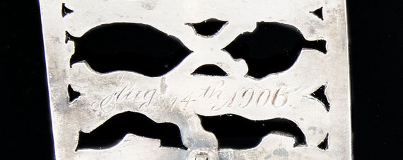 Large sterling rustic twig Adirondacs brooch I D A - image 4