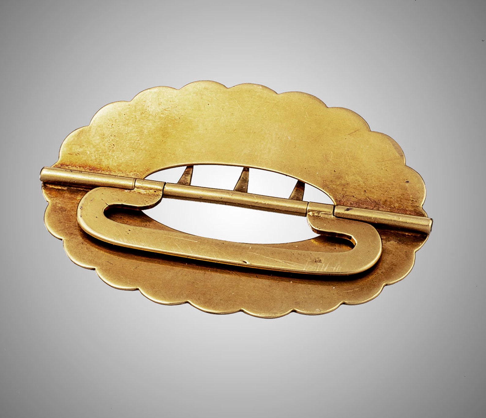 Civil War Era 14k Gold Ladies Belt/sash Buckle Hand Engraved Etsy