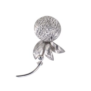 BB Beau sterling floral brooch