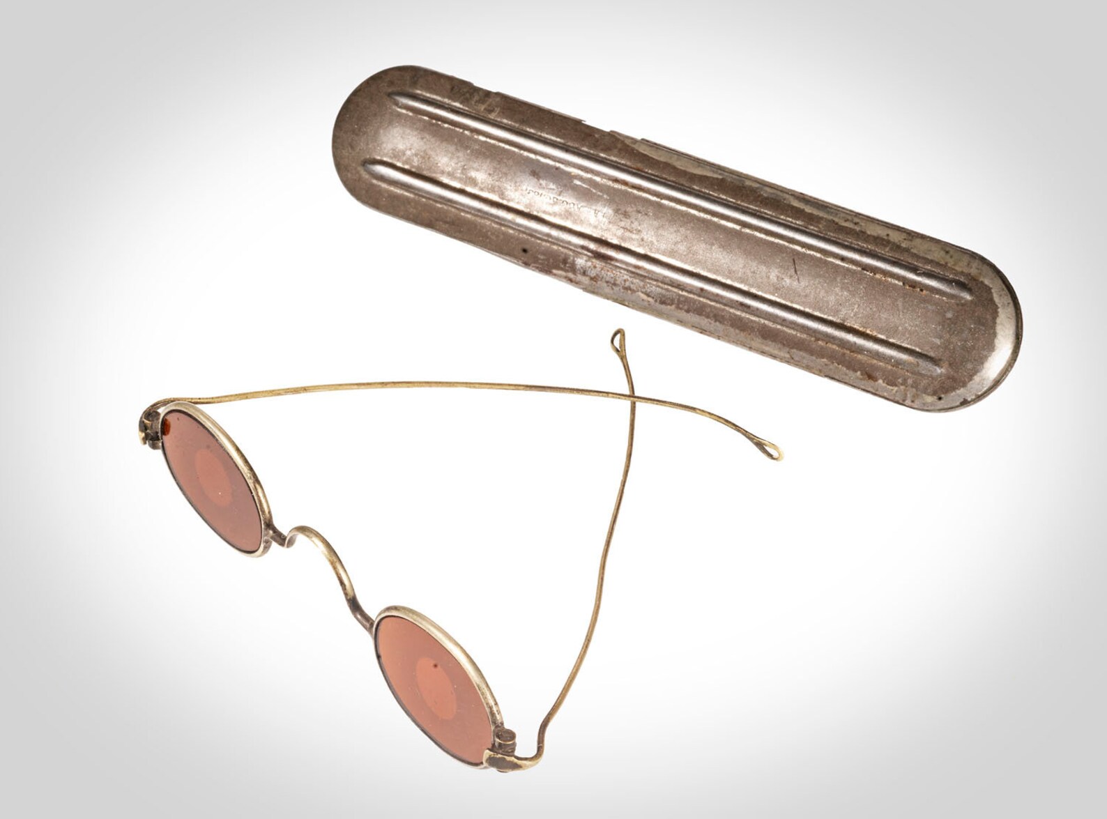 Dark Amber Lens Shooting Glasses in Case 19th Century Etsy