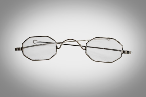 Ben Franklin style octagonal spectacles eyeglasse… - image 2