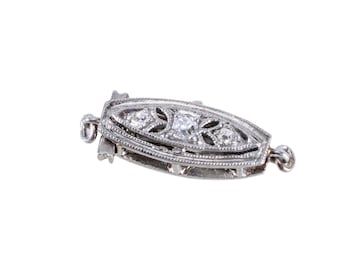 Art Deco platinum & diamonds clasp for necklace