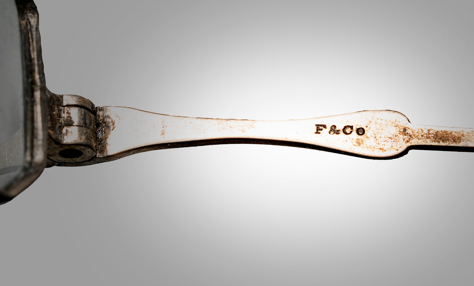 F & Co Coin Silver Eyeglasses Spectacles From Pre Civil War | Etsy