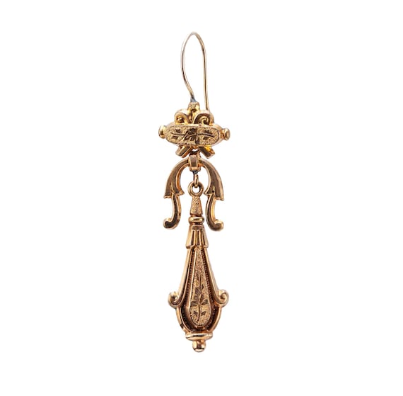 single antique Victorian 14k earring