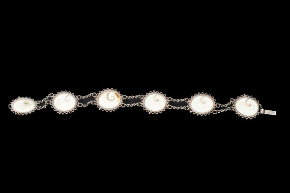 sterling filigree & opercula necklace and bracele… - image 7