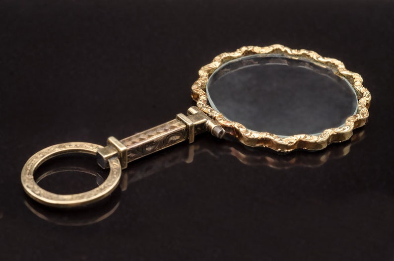 18k Quizzing Glass circa 1835 antique Etsy