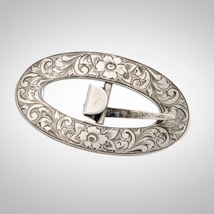 Watrous Mfg. Co. sterling sash buckle image 1