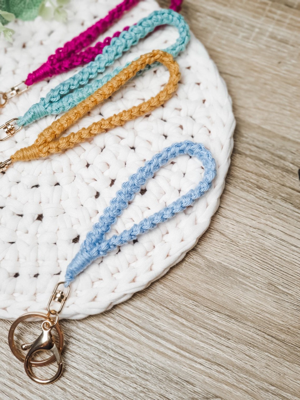 CROCHET PATTERN the Jerica Keychain and Lanyard Wristlet Etsy New Zealand
