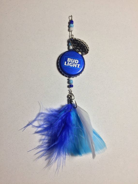 Bottle Cap Fishing Lure Bud Light Birthday Gift For Men Or Etsy