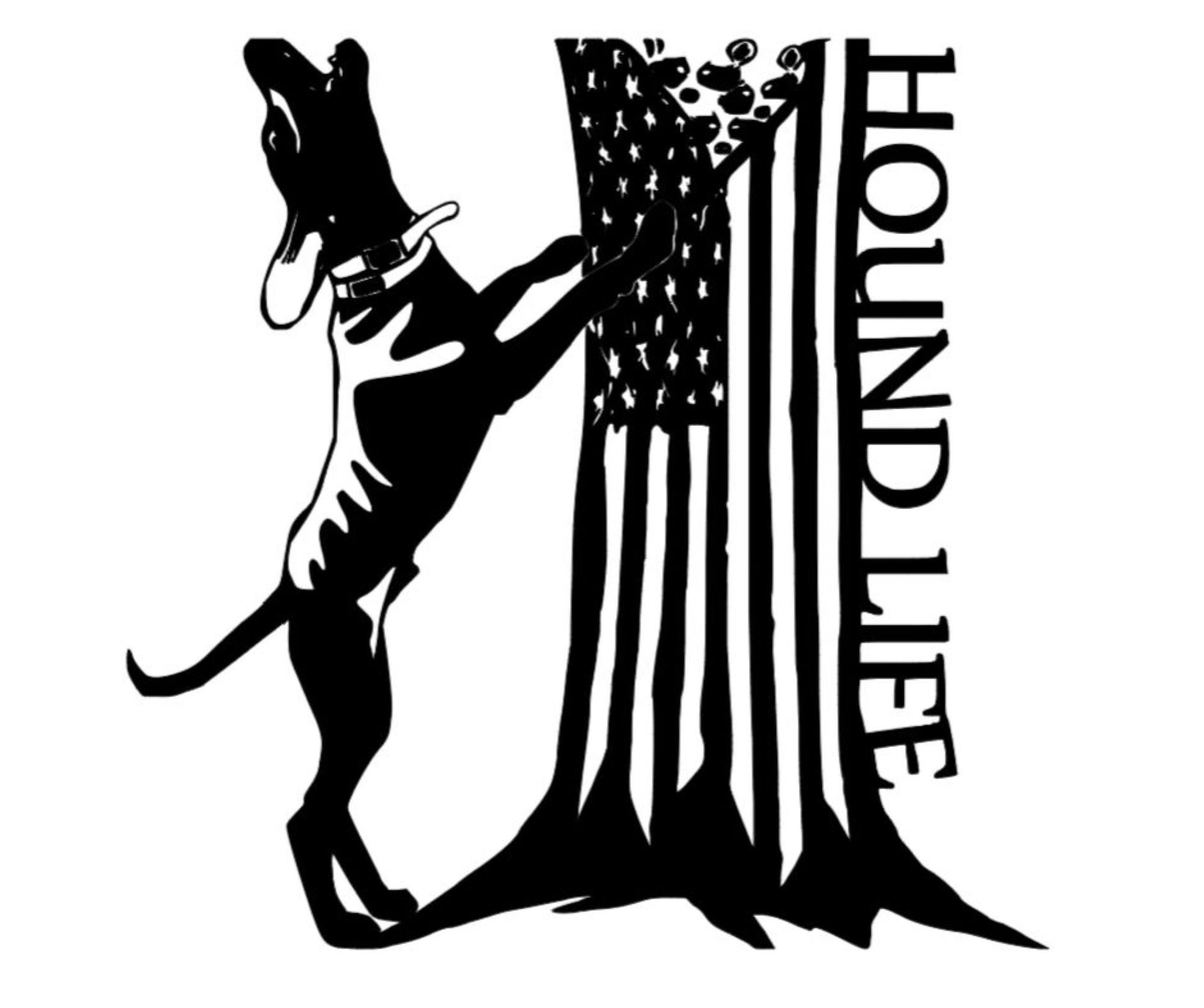 Buy Hound Life American Flag Walker Coonhound Treeing a Raccoon Vinyl Decal  Online in India - Etsy