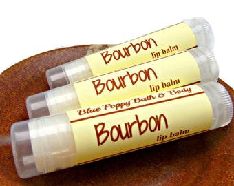 Bourbon Lip Balm, Whiskey Lover Gift for Dad, Cocktail Chapstick