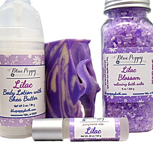 Gifts for Mom, Lilac Soap Gift Set, Mothers Day Beauty Gift image 1