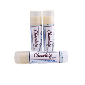 Chocolate Lip Balm, Candy Flavor Chapstick