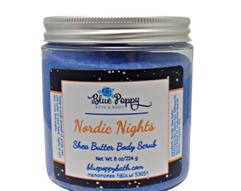 Sugar Body Scrub, Nordic Nights with Shea Butter