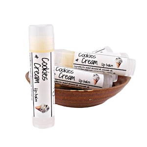 Cookies & Cream Lip Balm, Birthday Party Favor Gift