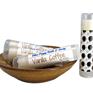 Vanilla Coffee Lip Balm, Teacher Gift, Coffee Flavored Chapstick
