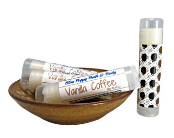 Vanilla Coffee Lip Balm, Teacher Gift, Coffee Flavored Chapstick