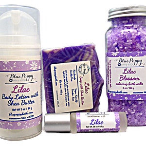 Gifts for Mom, Lilac Soap Gift Set, Mothers Day Beauty Gift image 3