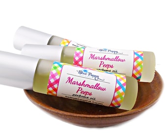 Marshmallow Perfume Roller, Fluffy Marshmallows with Vanilla Fragrance