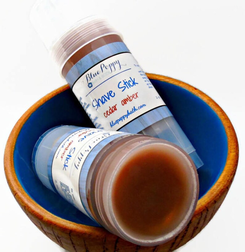 Mens Shaving Soap Cedar Amber Shave Stick Etsy