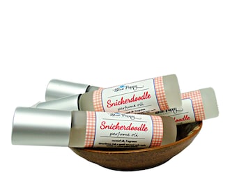 Snickerdoodle Perfume Roll On, Foodie Fragrance, Warm Baked Dessert Scent