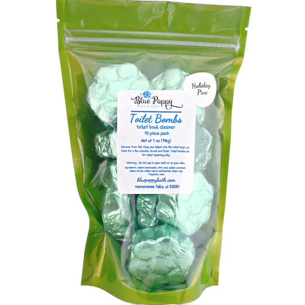 Eco-Friendly Toilet Bomb Fizzy, Bowl Cleaner Freshener