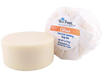 Solid Dish Washing Soap Round, Eco Friendly