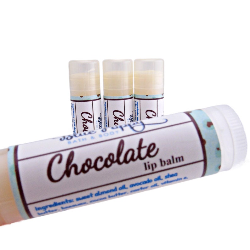 Chocolate Lip Balm, Chocolate Lover Gift, Teacher Appreciation Gift image 6