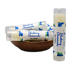 Blueberry Cheesecake Lip Balm, Cheesecake Lover Gift