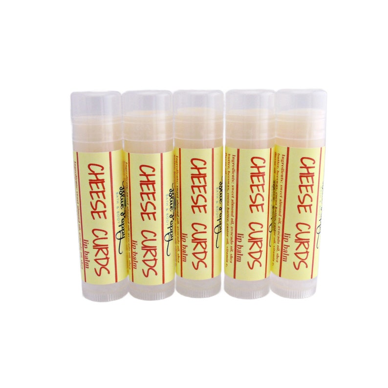 Cheese Curds Lip Balm, Made in Wisconsin - Etsy
